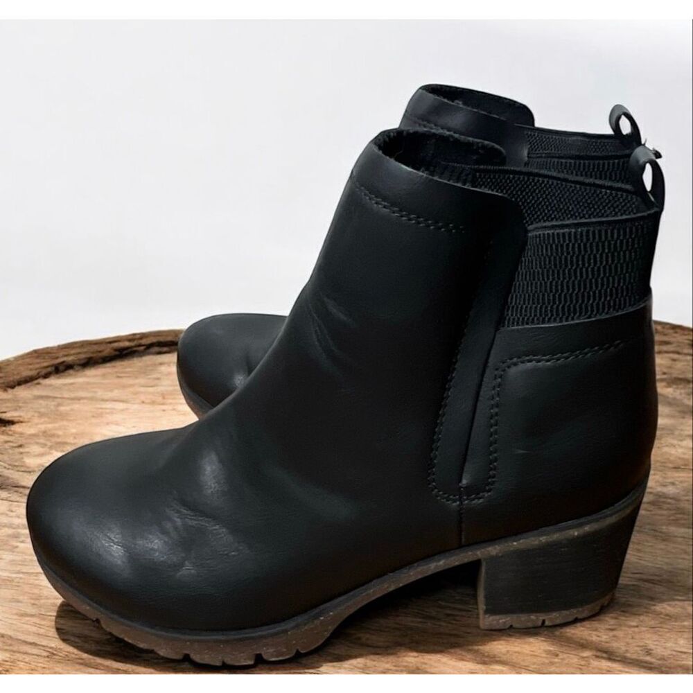 KORKS Elsie Ankle Lug Boots Black Size 9.5M - Picture 4 of 7